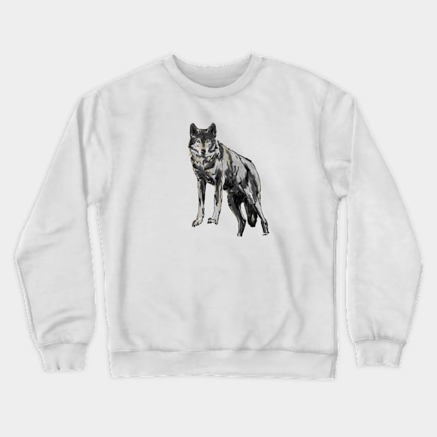 Wolf Crewneck Sweatshirt by sibosssr